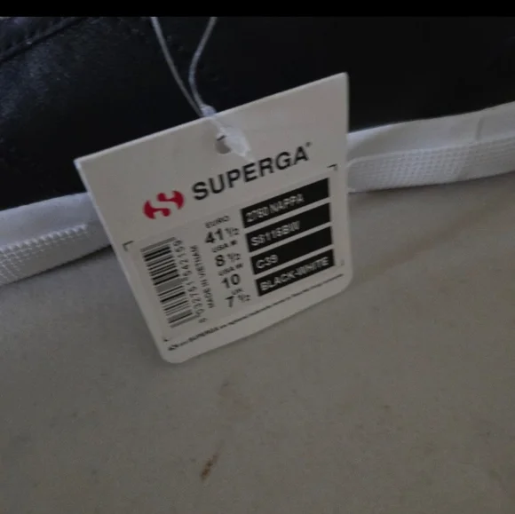 Superga 2750 Nappa Leather Classic Sneaker Women Size 10 New 082025 - Picture 4 of 4